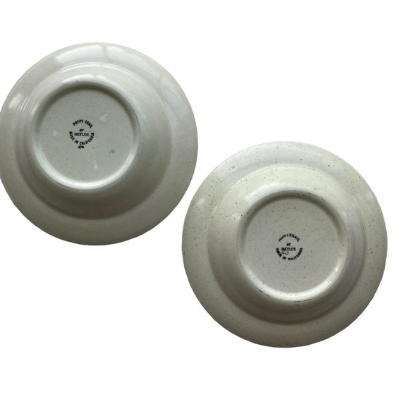 Vintage Metlox Poppytrail Provincal Fruit Rim Fruit Dessert Cereal Soup Bowls - Picture 3 of 13